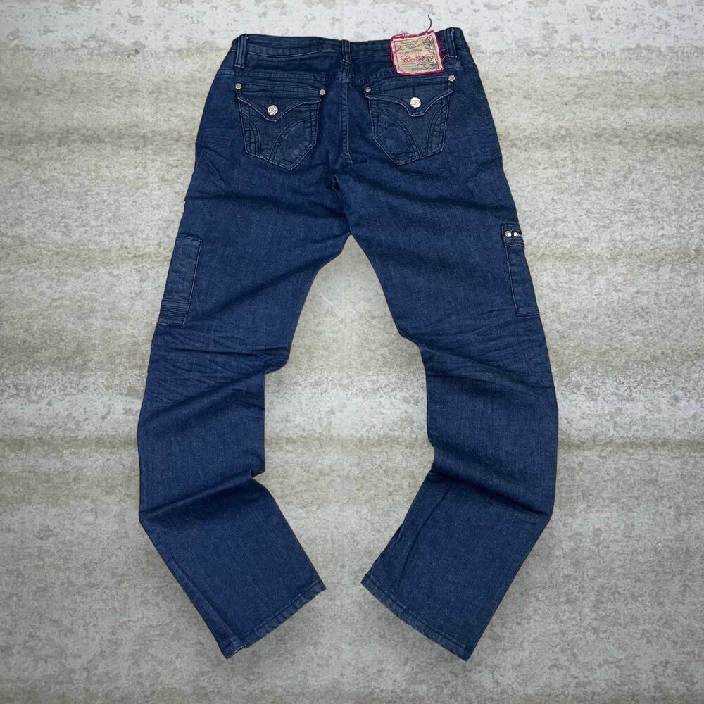 Vintage 90s Coogi Jeans Womens 12 Slim Fit Navy Blue Wash Denim Crazy Pocket